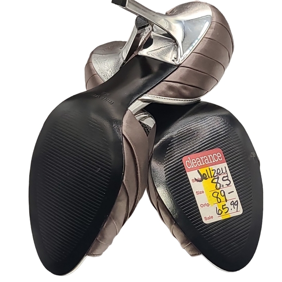 Stunning Nine West open toe dress heels size 8.5 - Picture 12 of 14